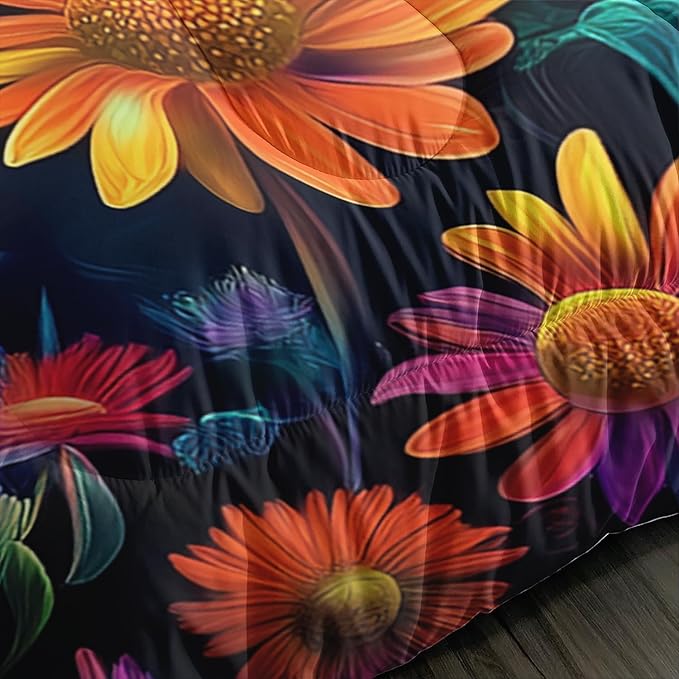Kids Toddler Bedding Jellyfish Comforter Set,Marine Life Water Plants Bubbles Bedding King Size Comforter Sets for Girls Boys Room Decor,Aesthetic Bedding Comforter Sets with 2 Pillowcases.