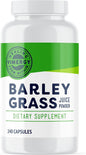 Vimergy Barley Grass Juice Capsules– Clean Superfood-Packed Capsule – Promotes Cardiovascular Health* – Non-GMO, Vegan & Gluten-Free – 240 caps