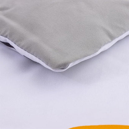 NTBED 4 Pieces Construction Toddler Bedding Set for Baby Boys,Tree Truck Vehicles Excavator Cars Printed, Includes Comforter, Flat Sheet, Fitted Sheet and Pillowcase,Light Green