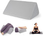 Small Wedge Pillow, Small Wedge Pillow for Sleeping, Foam Wedge for Yoga, Laptop, Memory Foam Positioning, Foam Pillow for Bed, Provide Support and Relieve Fatigue(Grey-20in)