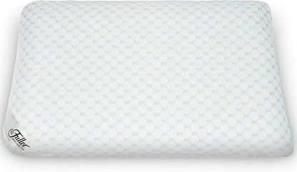 Fuller Cooling Memory Foam Pillow – Orthopedic Cervical Pillow for Neck Pain, Headache & Snoring Relief – Soft Washable Cover, Breathable Fabric, Ergonomic Design for Side & Back Sleepers