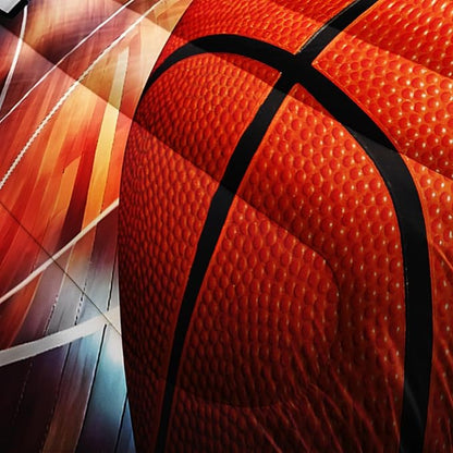 Sports Basketball Print Comforter 3Pcs Twin Ball Sport Gaming Basketball Court Bedding Set for Kid Teen Girl Boy Adult Basketball Sport Games Quilt Bed Decor with 1 Comforter and 2 Pillowcases