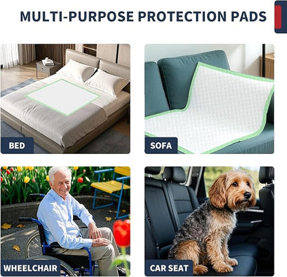 Chucks Pads Disposable Adult 40'' X 36'' (50 Pads) Underpads for Incontinence Ultra-Absorbent & Leak-Proof Bed Pads for Adults, Elderly and Kids