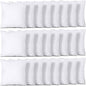 Utopia Bedding Throw Pillows (Set of 24, White), 18 x 18 Inches Pillows for Sofa, Bed and Couch Decorative Stuffer Pillow