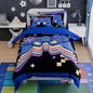 SANDJEST Gamer Comforter Sets for Boys, Ultra Soft Microfiber Comforter Set with 3-Pieces, Video Game Bedding Sets for Kids Children Boy Bedroom Decor