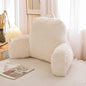 Aimuan Reading Pillow Bed Rest Wedge Large Adult Backrest Pillow with Arms Sitting in Bed Cushion Incline Rest Sleeping Pillow for Watching TV/Gaming/Relaxing, Ivory Large
