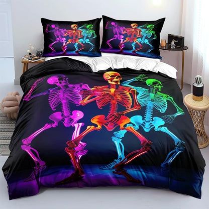 Microfiber Halloween Sheets Twin Set with A Pillow Cases Standard Size, Fitted Flat Sheet for Kids Girls Teens Adult Bedroom Decor,Pumpkin Sheets Bed Sheets Floral Petal Country Bedding Décor