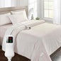 Heated Blanket Electric Blanket Twin Size, Super Soft Cozy Upgraded Flannel Heating Blanket with 9 Heating Levels & 1-9 Hours Auto Off, Fast Heating & Overheat Protection, 62" x 84", Blush White