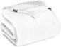 Bare Home Sherpa Fleece Blanket - King Size - Blanket for Bed, Sofa, and Couch - Warm & Lightweight - Fluffy & Soft - Reversible (King, White)