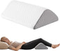 Knee Wedge Pillow 6.3'' for Post-Surgery Recovery-Leg Elevation Support for Sleep Position, Alleviating Lower Back & Hip Pain Enhancing Circulation in Ankles Legs Triangle Pillow with Removable Cover