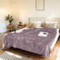 Electric Heated Blanket Full Size 72"x84" - Microplush & Sherpa Fabric Dual-Sided, 6 Heat Settings & 1-10 Hours Auto Off , Cozy Warming Throw for Home, Office, or Bed, Machine Washable, Lavender