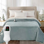 Heated Blanket Electric Blanket Twin Size, Faux Fur Heat Blanket, Super Soft Cozy Heating Blanket with 9 Heating Levels & 1-9 Hours Auto Off, Fast Heating & Overheat Protection, 62" x 84", Gray