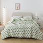 Caressma Sage Green Comforter Set King Size 3 Pieces, All Season Fluffy Soft Lightweight Bedding Set with Cute Heart(1 Comforter & 2 Pillowcases)