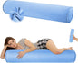 EULANT Inflatable Long Bolster Body Pillow for Adults Kids,Round Cervical Roll Cylinder Bolster Body Pillow for Hugging Sleeping,Back,Neck