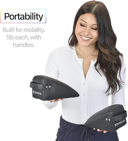 ChiroLux Blox - Dejarnette Style Pelvic Sacral SOT Blocks for Precision Adjustment. Discover Superior Sacral & Pelvic Support with Chiropractic SOT Blocks & Physical Therapy Wedges