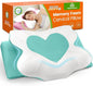 Cervical Neck Pillow for Sleeping, Memory Foam Side Sleeper Pillow, Ergonomic Pillows for Neck Pain Relief,Shoulder Support Pillows for Side Back Stomach Sleepers(Green,Standard Size)