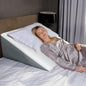 Kolbs Extra Wide Bed Wedge Pillow for Sleep Apnea, Acid Reflux, and Back Pain Relief, with Chic Jacquard Cover - Headboard GERD Pillow Wedges for Sleeping (Extra Wide 12" Height)