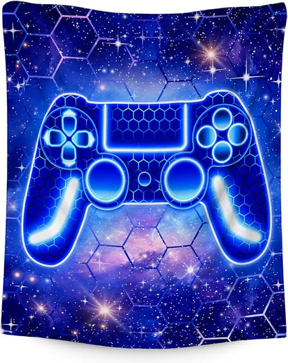 Boys Blanket Gifts Gamer Blankets for Kids 8-12 - 40" x 50" Cozy Fuzzy Gaming Throws Decor for Chair