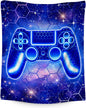 Boys Blanket Gifts Gamer Blankets for Kids 8-12 - 40" x 50" Cozy Fuzzy Gaming Throws Decor for Chair