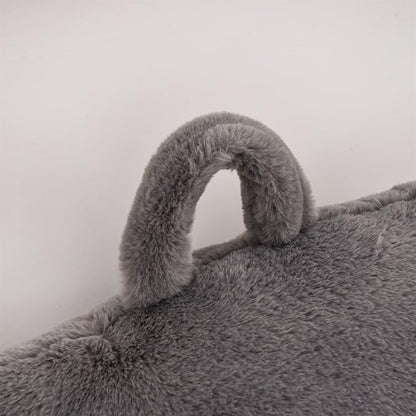 Aimuan Reading Pillow Bed Rest Wedge Large Adult Backrest Pillow with Arms Back Support for Sitting Up in Bed Cushion Incline Rest Sleeping Snoring Pillow, Grey Large