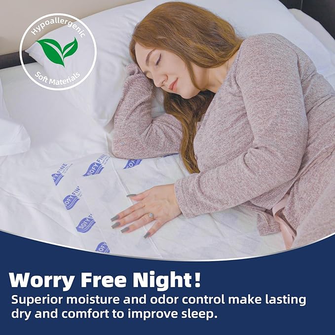 150 Gram Heavy Duty Chucks 40"x36" Disposable Tear Resistant Adult Incontinence Bed Pads,3XL Extra Large Thicken Puppy Pee Pad,10X Super Absorbency 360 Lb Transfer[20 Pads]
