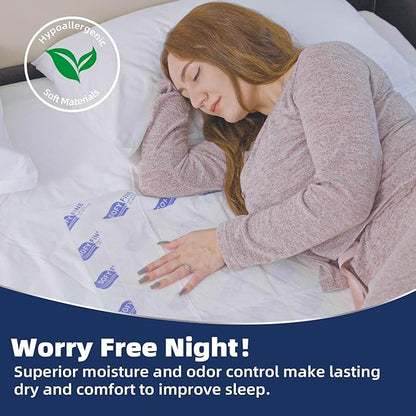 150 Gram Heavy Duty Chucks 40"x36" Disposable Tear Resistant Adult Incontinence Bed Pads,3XL Extra Large Thicken Puppy Pee Pad,10X Super Absorbency 360 Lb Transfer[20 Pads]