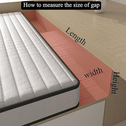 SAMTY Bed Filler for headboard Space Gap Filler Bolster Pillow Stopper for Sofa Crack Filler Between Headboard and Mattress Full Size