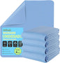 Reusable Leakproof Bed Pads, 4 Pack 34" x 36" Washable Heavy Absorbency Incontinence Underpads, Blue Mattress Protector for Adults, Children, Pets