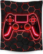 Gamer Blanket Gifts - Gaming Blankets for Adults, Boys - 60" x 80" Comfy Plush Throw Decor for Sofa, Travel