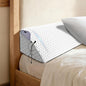 Twin Size (39"x6"x8") Bed Wedge Pillow for Headboard Mattress Gap Filler (0-6") for College Dorm Sleeping, White