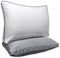 Pillows Standard Size Set of 2 - Shredded Memory Foam Cold Pillow That Stay Cold Adjustable Pillows for Sleeping Double-Sided Pillowcase