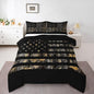 Feelyou American Flag Camo Comforter Set All Season Hunting Bedding Set with 2 Pillow Cases Military Camouflage Kids Queen Bedclothes Rustic Trees Leaves Bedroom Decor Duvet Quilt Soft Lightweight