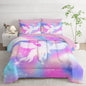 Galaxy Unicorn Bedding Set Twin - Unicorn Comforter Set (7 Piece) - Pegasus Galaxy Kids Bedding, Pink Purple Blue Girls Quilt Set, All Season Microfiber Bed Set with Shams, Flat/Fitted Sheet