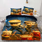 Italian Brainrot Bedding Duvet Cover Set,Funny Fusion AnimalsTwin Full Queen King Comforter Cover Bedding Set for Kids Boys Bed Decor Gifts ﻿ (Color 18,Full (80" x 90"))