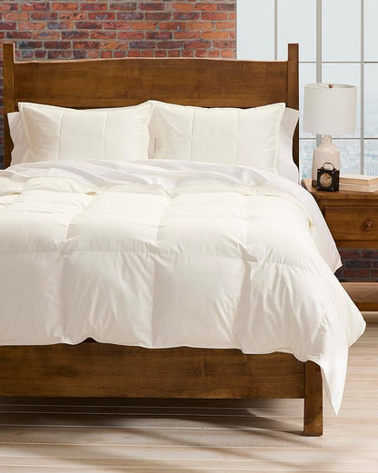 Cuddledown Chroma Comforter Sham | Soft, Lightweight | Oeko-TEX Standard 100 | Standard | 21" x 27" | Ivory
