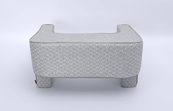 Comfyt Reading Pillow with Foam, Large Lap Desk Pillow with Pocket Arm Rest Pillow can Reading Working in Bed Floor Sofa Back Support for Sitting Up in Bed with Washable Cover