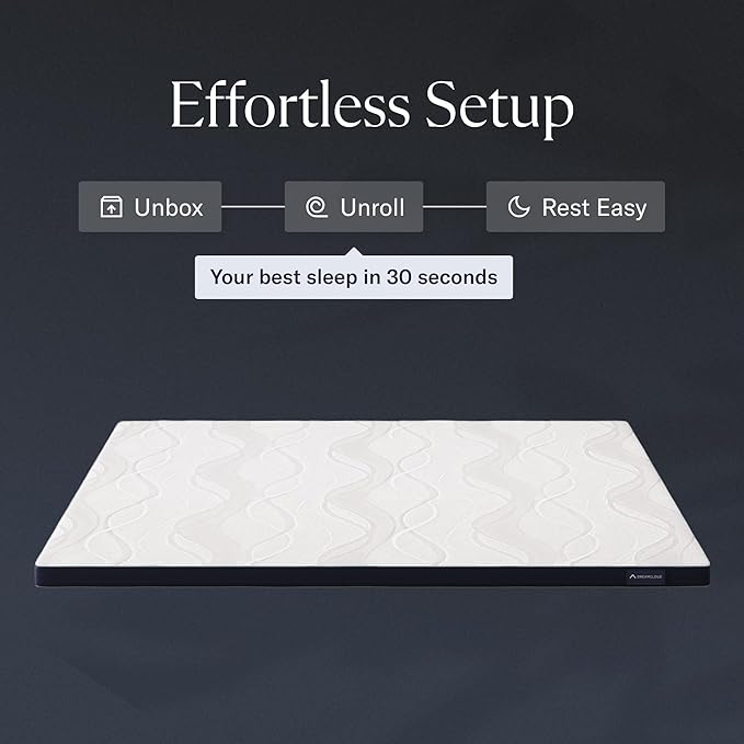 DreamCloud Soft Mattress Topper - Twin - 2" Gel Memory Foam Mattress Topper - Breathable & Comfortable - Support & Pressure-Relief - CertiPUR-US Certified