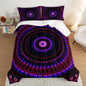 Mandala Printed Comforter Set Twin Size Bedding Sets for Girls,Bohemian Style Twin Bed Comforter Set for Kids Girls Teens Women Bedroom Decor with 2 Pillowcases.