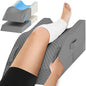 Elevation Pillows for Leg After Surgery, Memory Foam Adjustable Wedge Pillow for Injury or Rest, Ankle Pillow for Sleeping Blood Circulation Full Grey/Single Leg