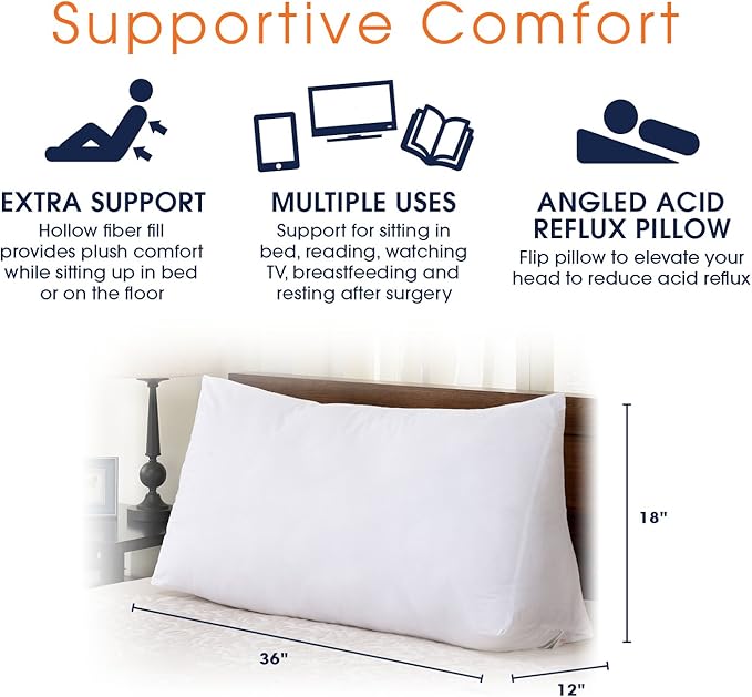 Cheer Collection Wedge Pillow Case
