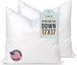 Pillowflex Synthetic Down Alternative Pillow Inserts for Shams - Comfy Pillows for Sleeping, Perfect Pillow & Best Sleeping Pillows, Handmade Down Alternative Throw Pillow Inserts - (17x17 Set of 2)