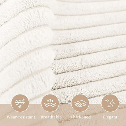 Sasttie Headboard Pillow Full, Wedge Pillow Headboard for Sitting Up in Bed, Back-Rest Support Triangular Cushion for Reading - Features Removable Washable Cover, White