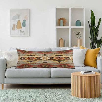 20"X54" Body Pillow Case Ethnic Aztec, Native American Style Geometric Boho Side Sleeper Body Pillow Covers Long Pillowcase Protector Body Cushion Cover for Couch Bed Sofa Car
