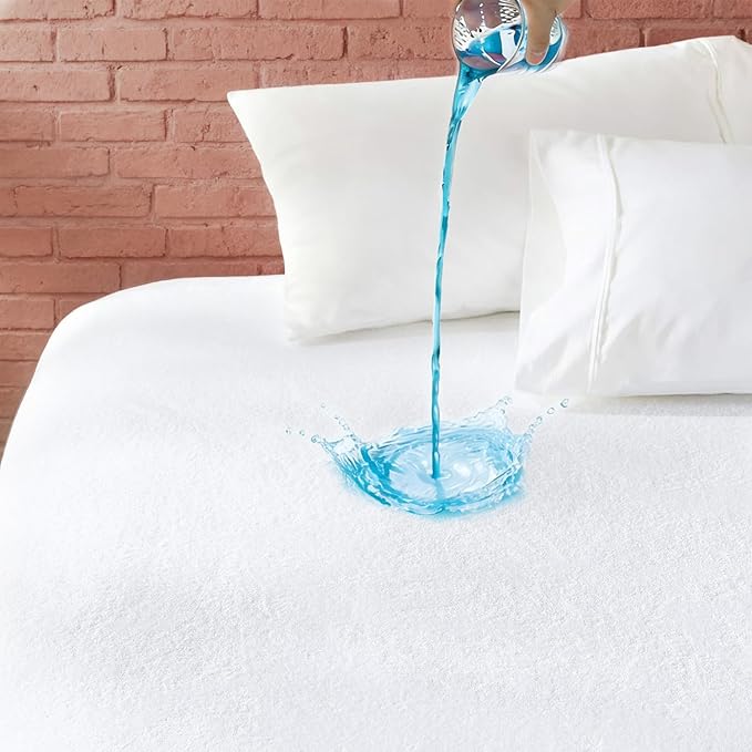 Ruili Waterproof Mattress Protector - Soft Breathable Noiseless Waterproof Cover, Machine Washable - Stretchable Fits 8-18" Deep Pockets (Full Size)