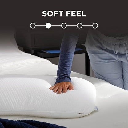 TEMPUR-Pedic TEMPUR-Symphony Pillow, Standard-2-Pack, Standard, White 2 Count