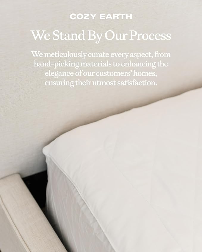 Cozy Earth Twin Size Mattress Pad - 100% Viscose from Bamboo Cooling Mattress Cover - Lightweight Temperature Regulating Bed Pad with 360-Degree Elastic Hem - Fits Mattresses up to 20”
