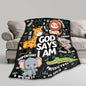 Bible Verse Blanket, Christian Gifts, God Says I am Blankets,Giraffe Lion Koala Elephant Print Animal Blankets, Cute Religious Baptism Gift for Son,Animals Lover Room Bed Decoration, 40"x50"