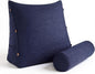 Daneey Reading Pillow for Bed Adult, Back Pillow for Bed Sitting Up, Back Support Pillow for Bed, Sit Up Pillow for Bed, Blue, 23.5 * 8 * 20IN