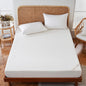 YOUR MOON Natural Wool Mattress Pad King – 200GSM Organic Australian Wool Mattress Topper, Quilted Fitted Mattress Bed Cover with 16" Deep Pocket, Hypoallergenic Cotton Cover (White)