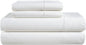 100% Egyptian Cotton Sheet Set Queen Size – Silky Sateen Weave Queen Sheet Set for Winter Sleep Comfort, 15" Snug Fit Deep Pocket, Breathable Hotel-Quality Soft Luxury You Can Feel - Swiss Dot White
